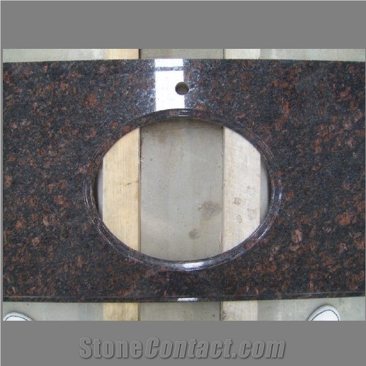 Tan Brown Granite Vanity Top,Standard Size Vanitytop Bathroom Top