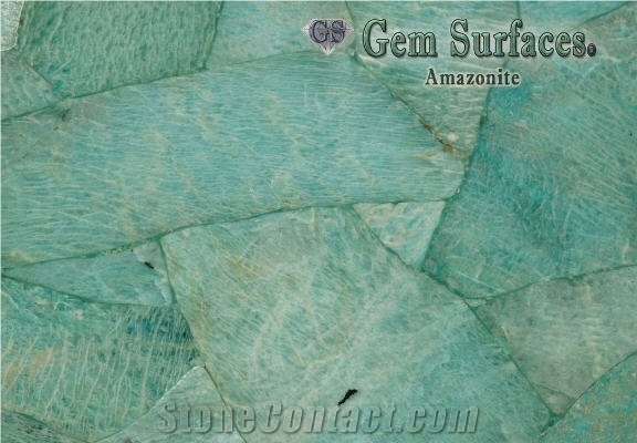 Amazonite Gemstone Slab & Tiles