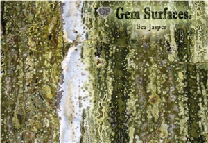 Sea Jasper Gemstone Slab & Tiles