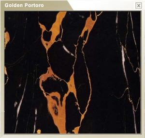 Golden Portoro Marble Slabs & Tiles