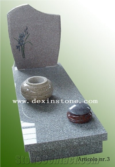 Granite European Style Tombstone