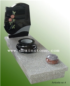 Granite European Style Tombstone