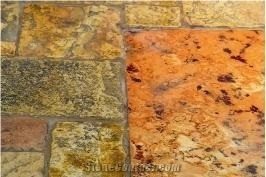 Jerusalem Gold Antiqued Limestone Tile