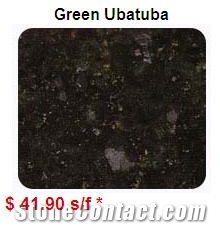 Green Ubatuba Granite Slabs & Tiles
