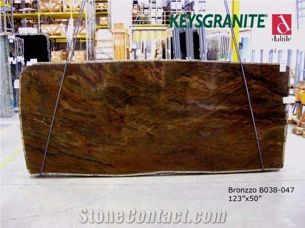 Bronzite Granite Slab, Brazil Brown Granite