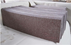 Red Chinese Porphyry Kerbs