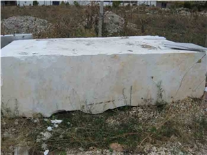 Bianco Sivec Marble Blocks, Macedonia White Marble