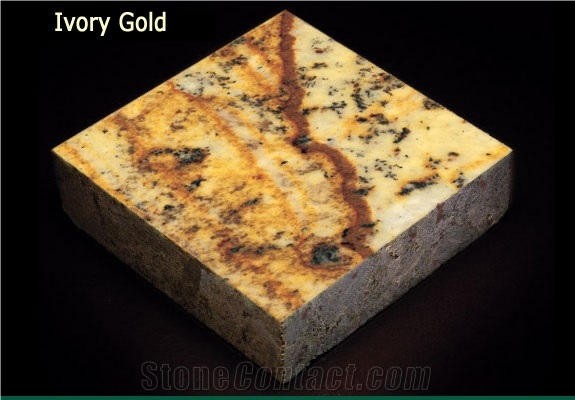 Ivory Gold Granite Slabs & Tiles, India Yellow Granite