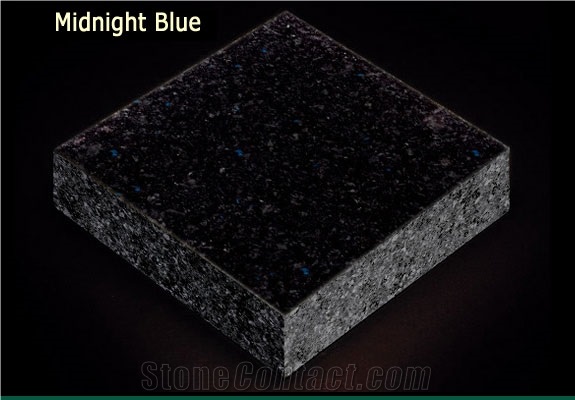 Midnight Blue Granite Slabs & Tiles, Angola Blue Granite