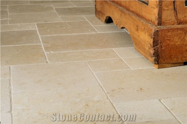 Seashell Limestone Floor Tile Tumbled