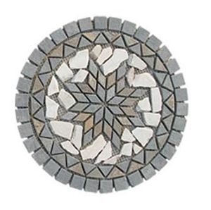 Slate Mosaic Stone Medallions