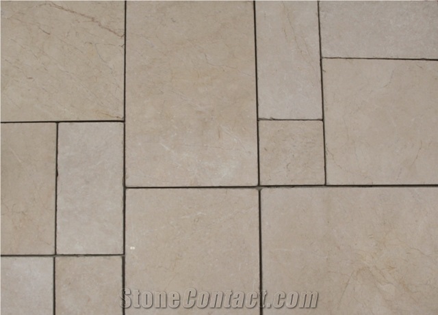 French Pattern Beige Marble Tile