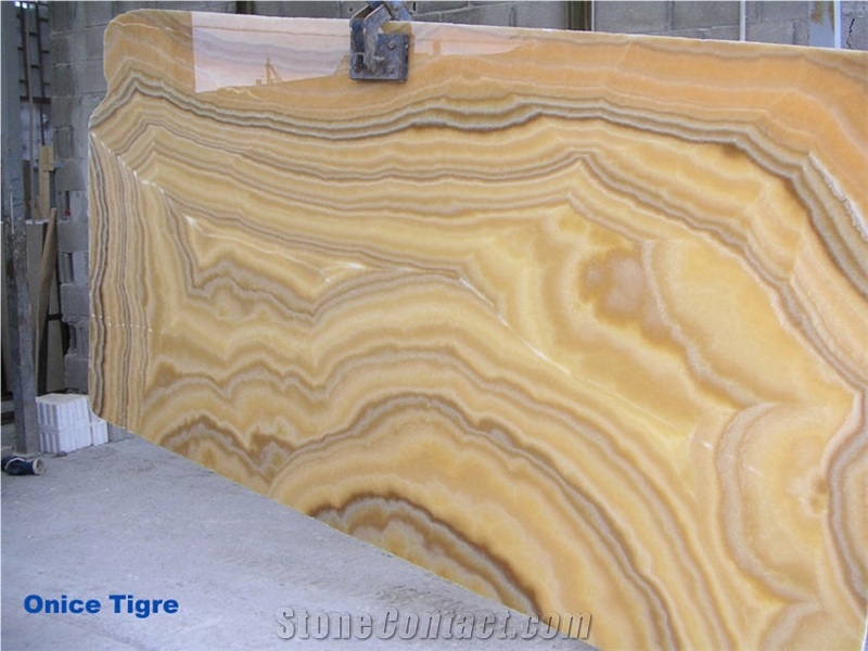 Onice Tiger Onyx Slab