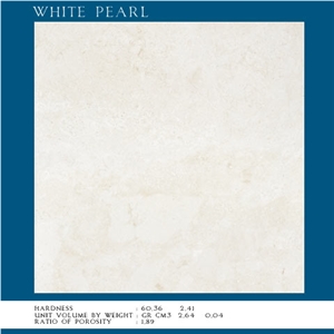 White Pearl Marble Slabs & Tiles, Turkey White Marble