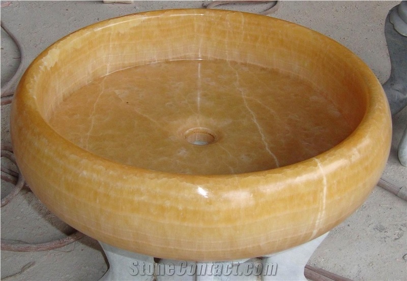 Honey Onyx Basin Sink