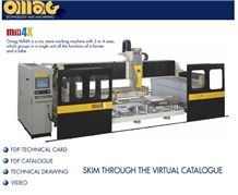Omag Mill4X CNC Stone Working Center