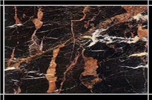 Black Gold Marble Slabs & Tiles, Pakistan Black Marble
