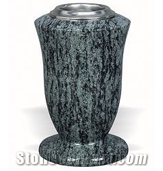 Green Granite Urn, Vase