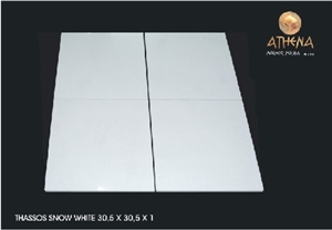 Thassos Snow White Marble Slabs & Tiles