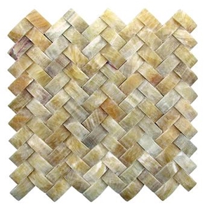 3d Yellow Onyx Mosaic