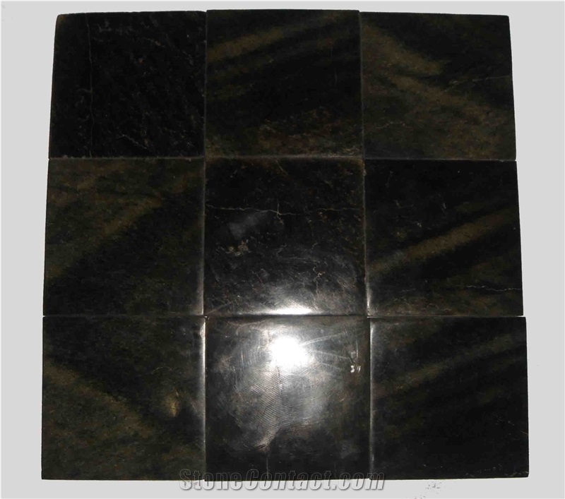 Black Serpentine Slabs & Tiles