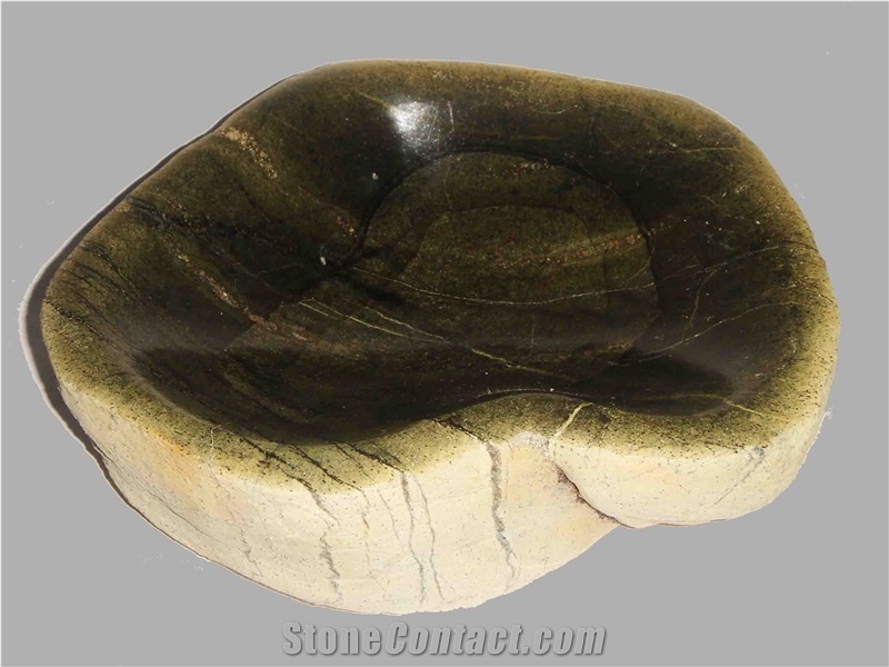 Serpentine Marble Bowl
