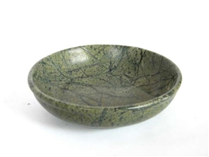 Serpentine Stone Green Bowl