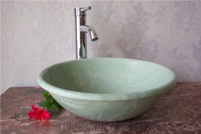 Green Jewel Marble Sink
