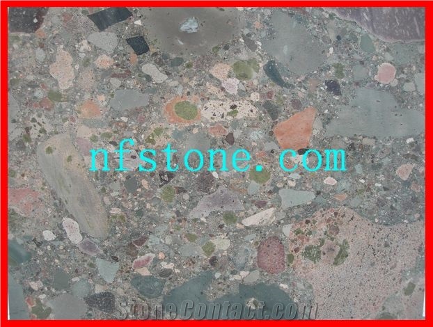 River Stone Granite Of Cyan Based