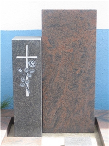Impala - Halmstad Granite Tombstone