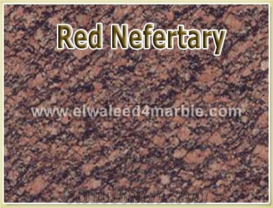 Red Nefertary Granite Slabs, Egypt Red Granite