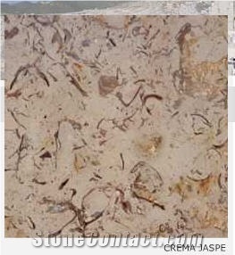Crema Jaspe Limestone Slabs & Tiles, Spain Beige Limestone