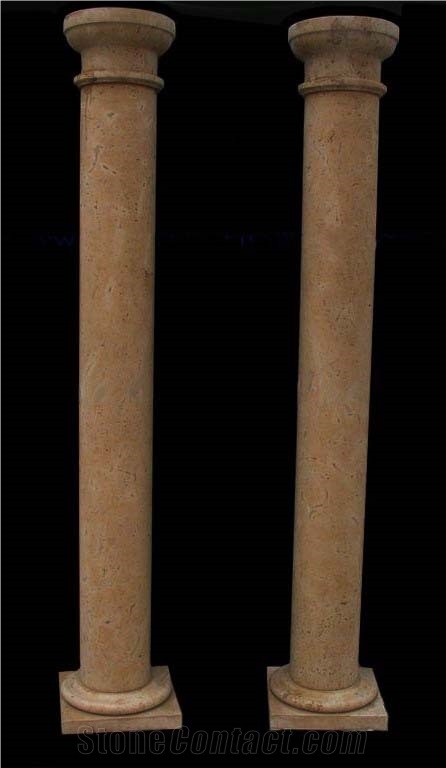 Indus Gold Marble Columns