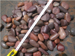 Natural Maroon Pebble Stone