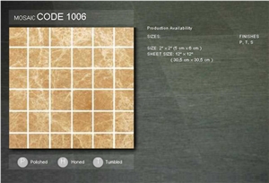 Light Emprador Marble Mosaic