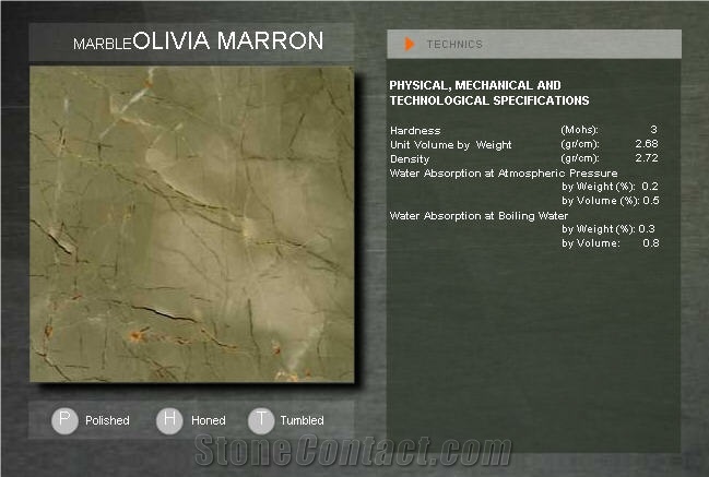 Olivia Marble Slabs & Tiles, Egypt Brown Marble