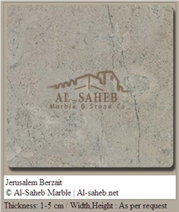 Jerusalem Berzait Limestone Slabs & Tiles