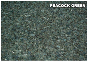 Green Peacock Granite Slabs & Tiles