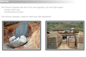 Yellow Granite Blocks