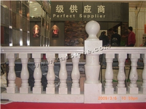 Marble White Balustrade,railing
