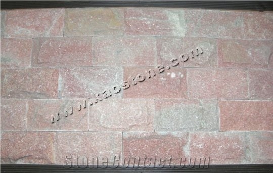 Red Quartzite Wall Tile