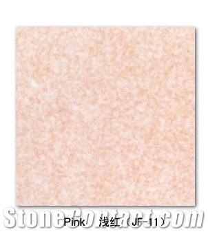 Pink Color Crystallized Glass Panel