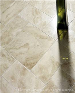 Crema Cappuccino Brushed Chipped Edge, Marble Slabs