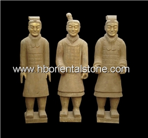 Stone Carved Terracotta Army Figures