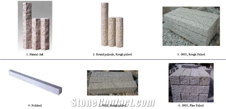 Palisade Stone, Kerbstone, Landscaping Stones