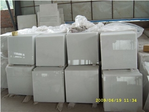 Cut to Size Crystal White Marble Tile
