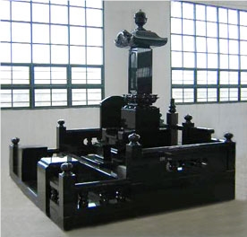 Black Granite Japanese Style Monument