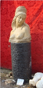 Beige Marble Sculptures