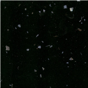 Shell Black Marble Agglomerate Stone - BB1012