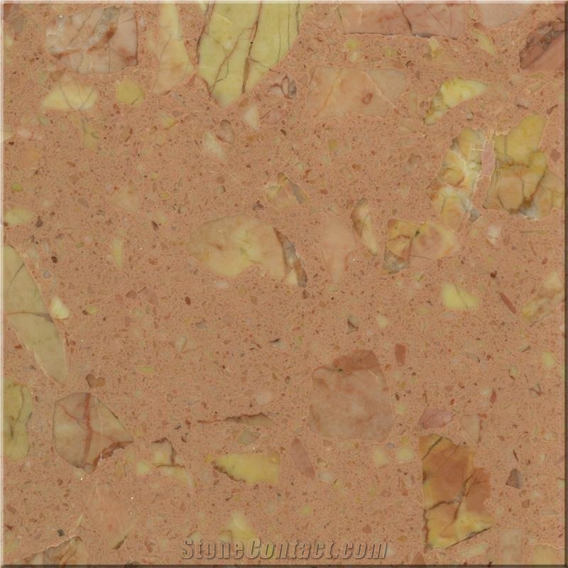 Tropical Resin Pink Marble - Compressed Stone